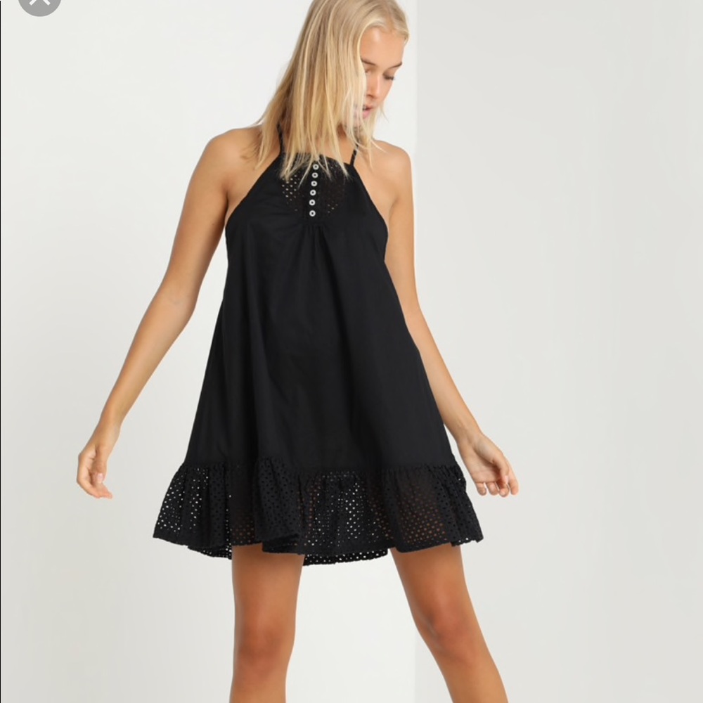 Free People Calico Trapezo Dress S NWT